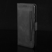 Луксозен кожен калъф тефтер стойка и клипс и визитник FLEXI за Samsung Galaxy Note 10 Lite N770F черен